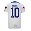 Maglia ufficiale Stati Uniti Christian Pulisic 10 Casa Mondiali 2022 per Uomo